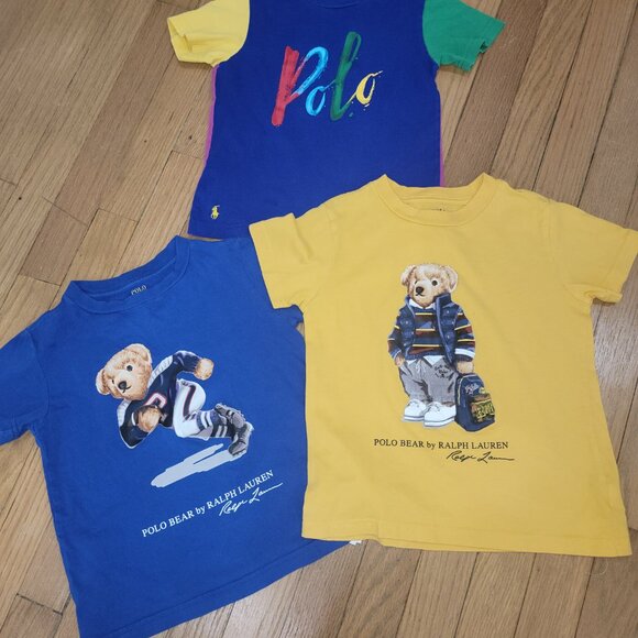 3 Boys Polo Ralph Lauren Summer Shirts bundle size 4 - Picture 2 of 2